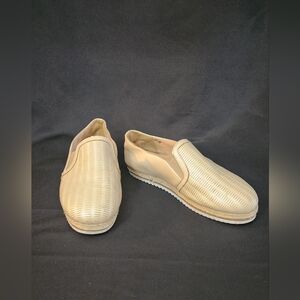 Carmen Steffens Unisex Leather Espadrilles Size 8M/9.5W